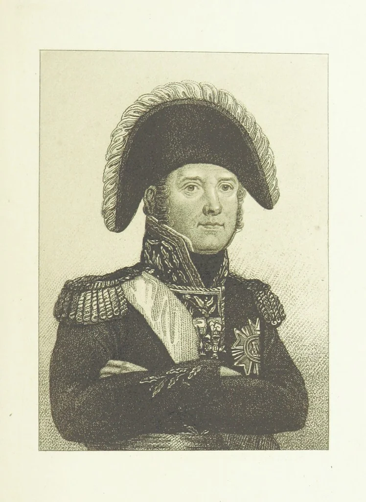 An illustration from A Metrical History of the Life and Times of Napoleon Bonaparte. A collection of poems and songs ... selected and arranged with introductory notes and connecting narrative ... With ... illustrations, 1896, leaf 553