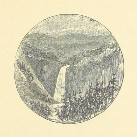 An illustration from Among the Forest Trees, or, how the Bushman family got their homes. Being a book of facts and incidents of pioneer life in Upper Canada, arranged in the form of a story, 1888, leaf 75