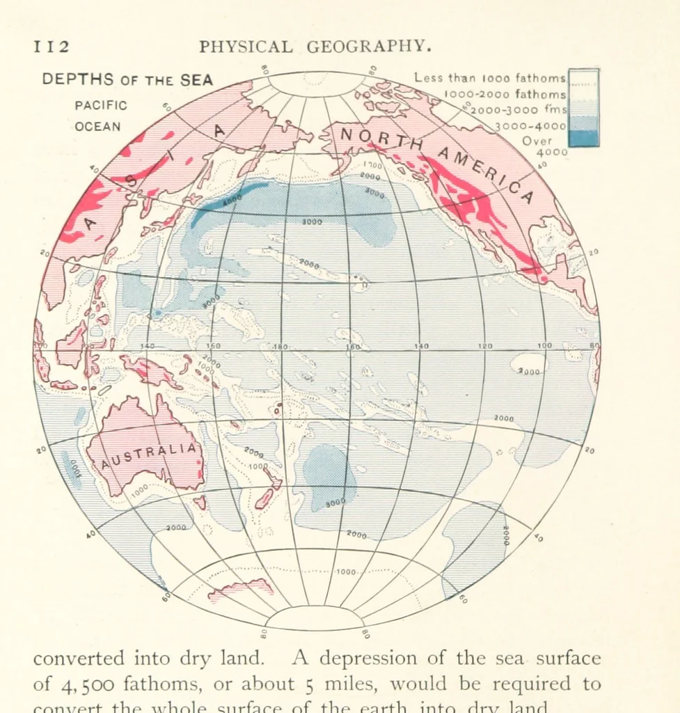 An illustration from Eclectic Physical Geography, 1889, leaf 118