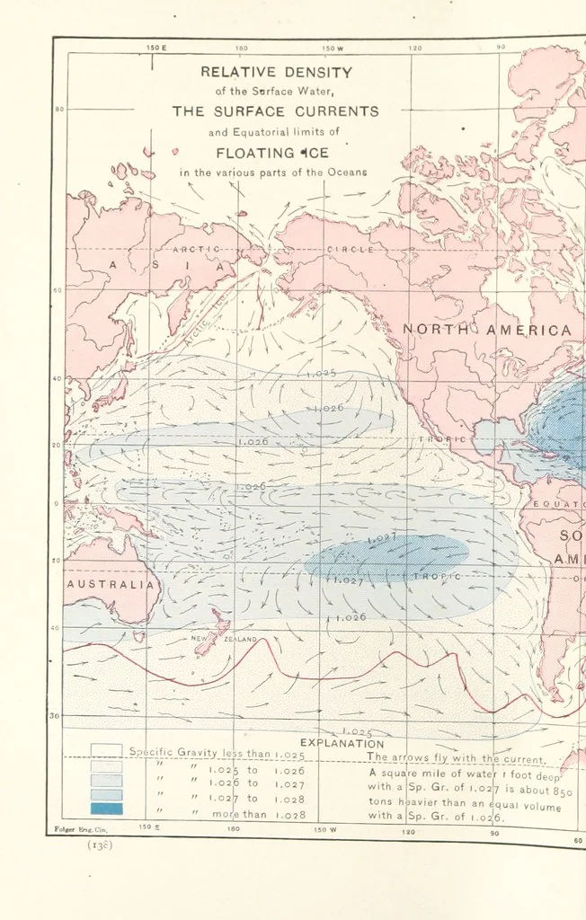 An illustration from Eclectic Physical Geography, 1889, leaf 144