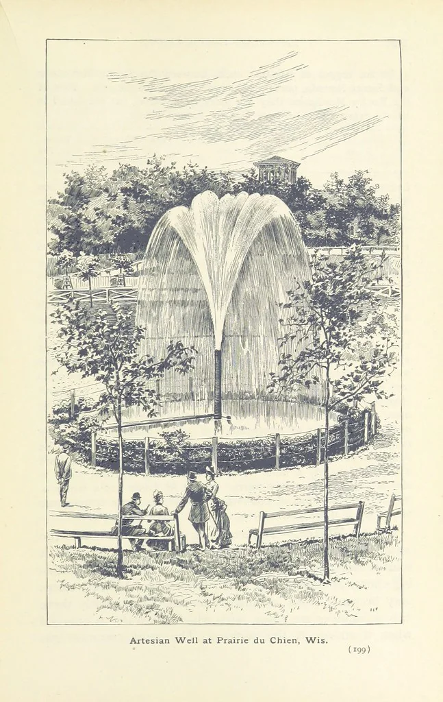 An illustration from Eclectic Physical Geography, 1889, leaf 205