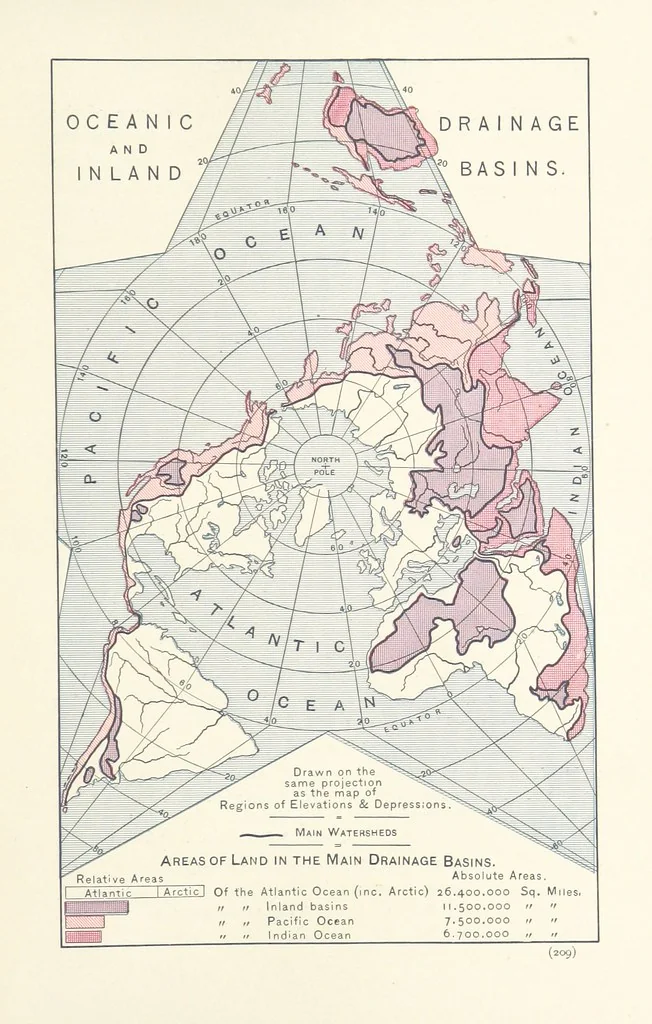An illustration from Eclectic Physical Geography, 1889, leaf 215