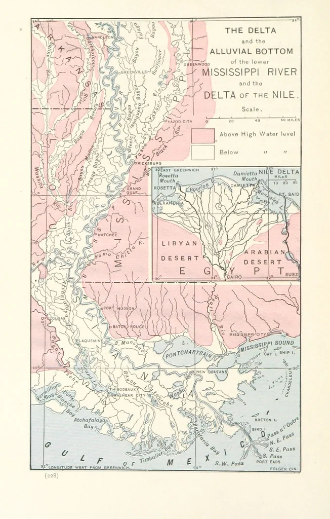 An illustration from Eclectic Physical Geography, 1889, leaf 234