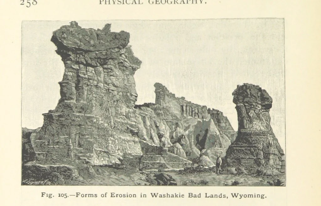 An illustration from Eclectic Physical Geography, 1889, leaf 264