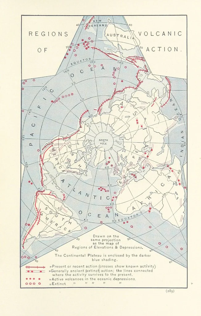 An illustration from Eclectic Physical Geography, 1889, leaf 295
