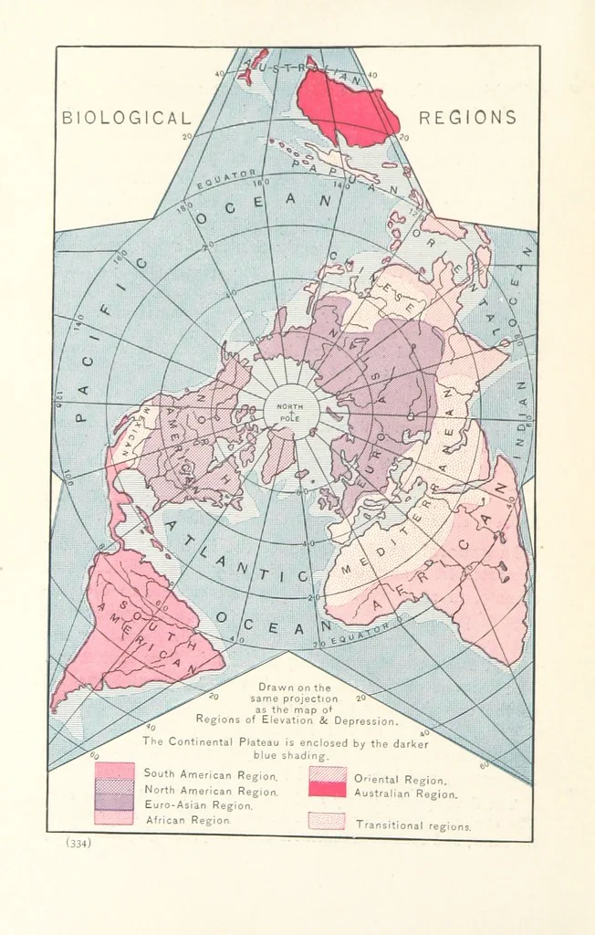 An illustration from Eclectic Physical Geography, 1889, leaf 340
