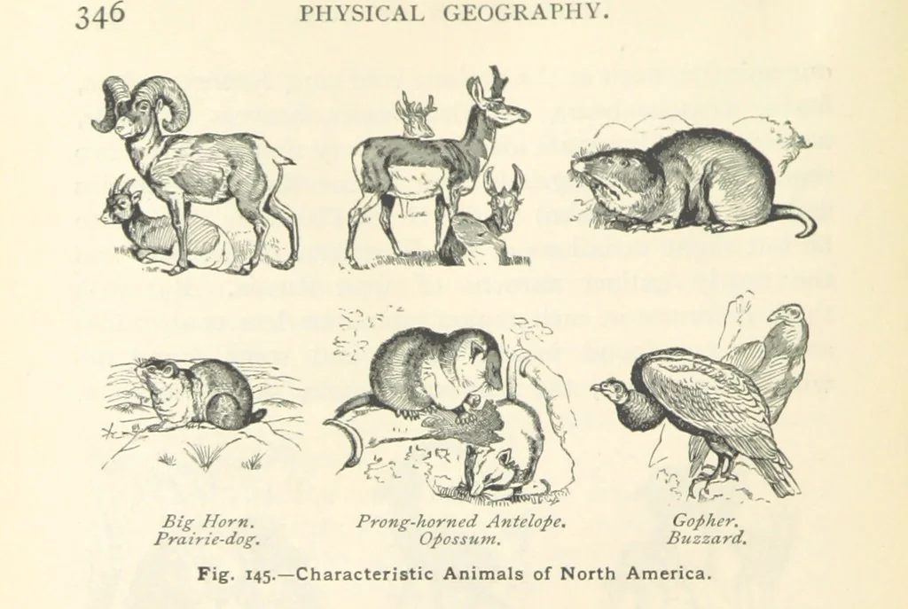 An illustration from Eclectic Physical Geography, 1889, leaf 352