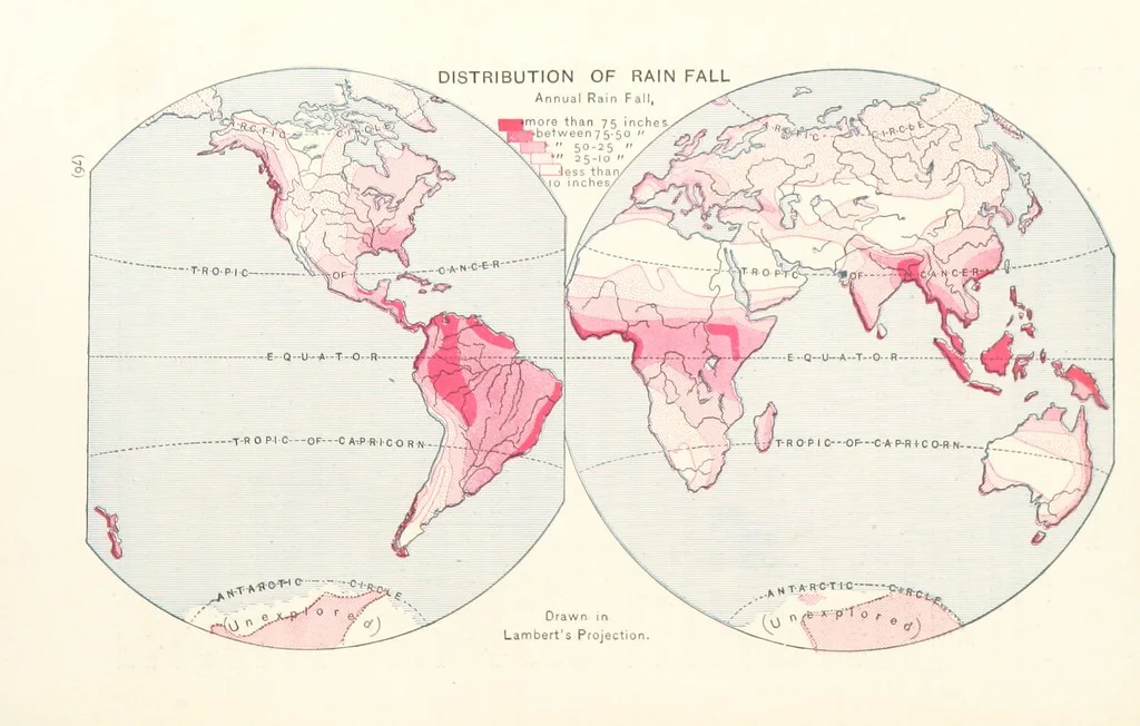An illustration from Eclectic Physical Geography, 1889, leaf 82