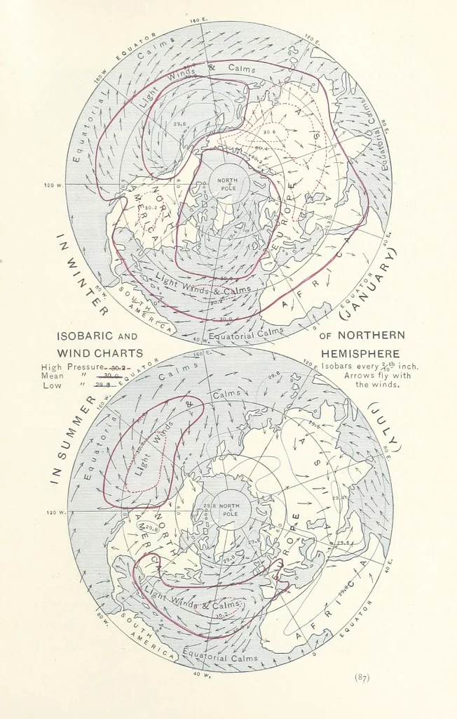 An illustration from Eclectic Physical Geography, 1889, leaf 93