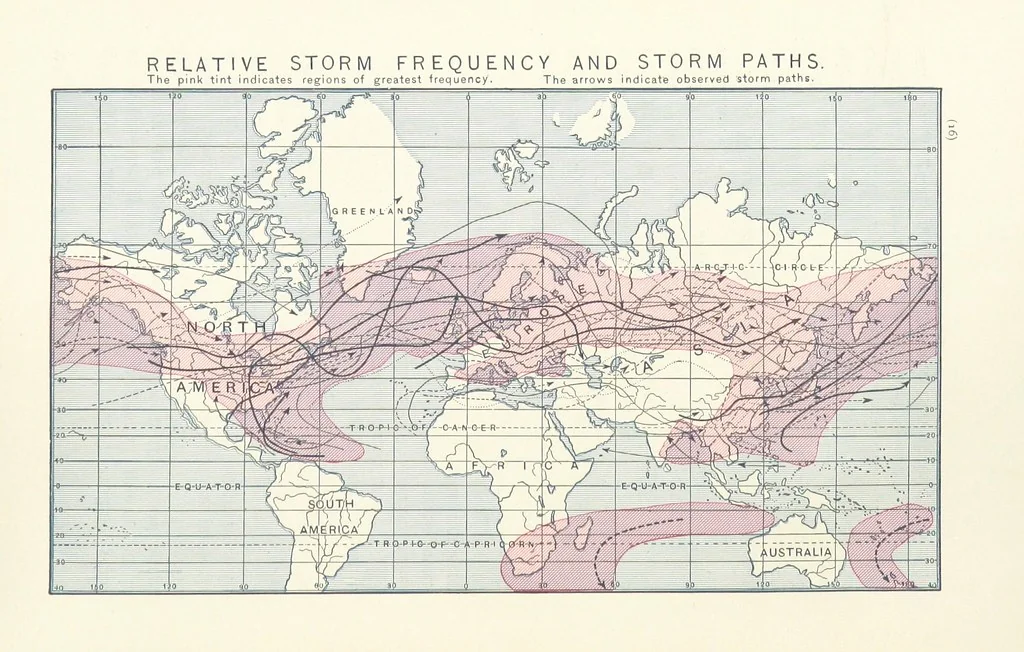 An illustration from Eclectic Physical Geography, 1889, leaf 97
