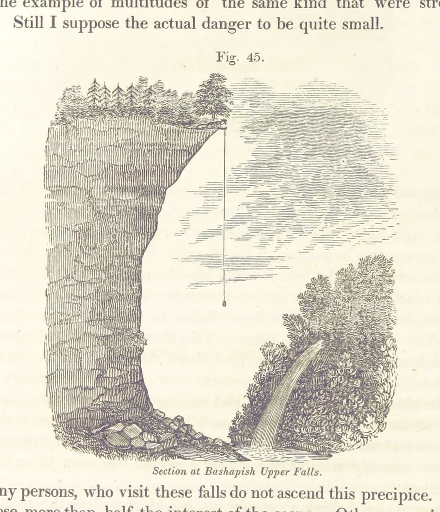 An illustration from Sketch of the scenery of Massachusetts. With plates. From the Geological Report of Prof. Hitchcock, 1842, leaf 104