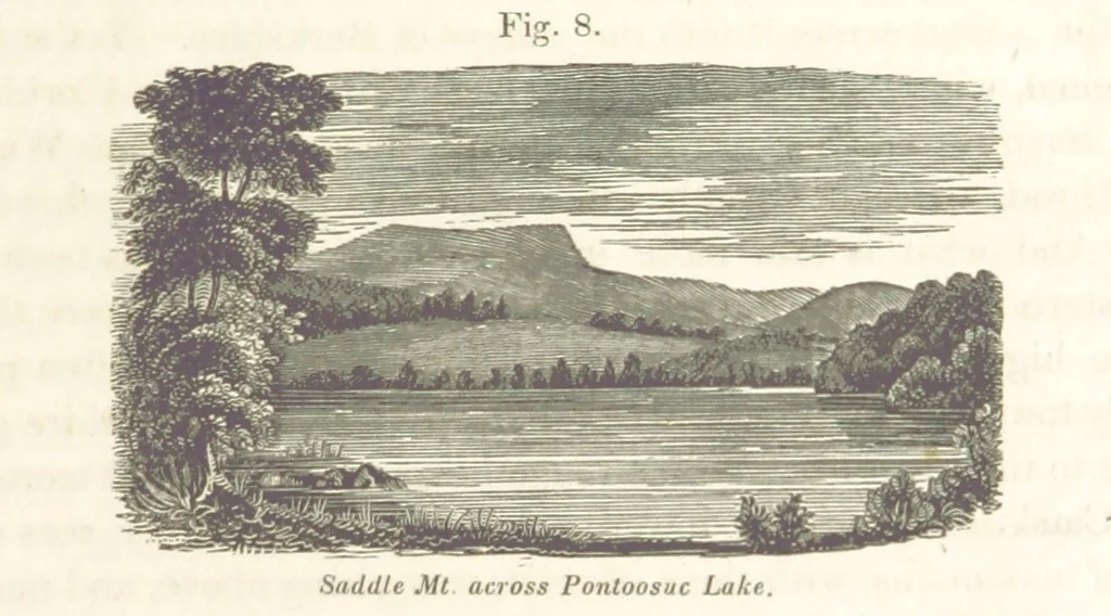 An illustration from Sketch of the scenery of Massachusetts. With plates. From the Geological Report of Prof. Hitchcock, 1842, leaf 19