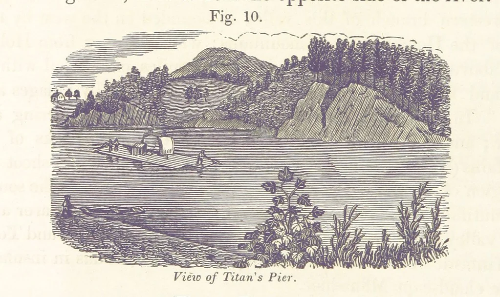 An illustration from Sketch of the scenery of Massachusetts. With plates. From the Geological Report of Prof. Hitchcock, 1842, leaf 34