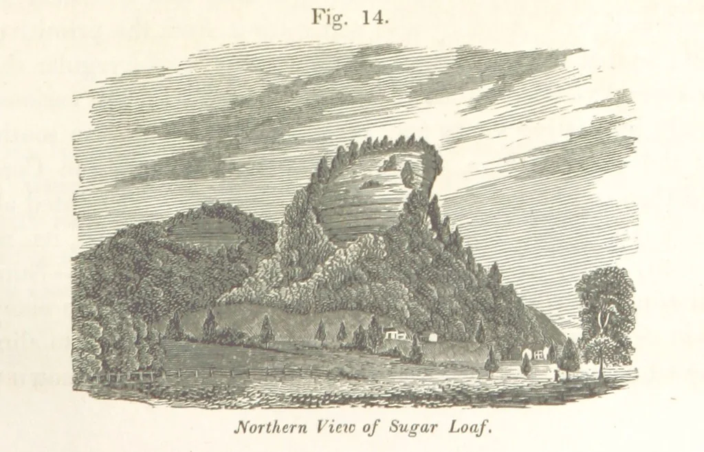 An illustration from Sketch of the scenery of Massachusetts. With plates. From the Geological Report of Prof. Hitchcock, 1842, leaf 37