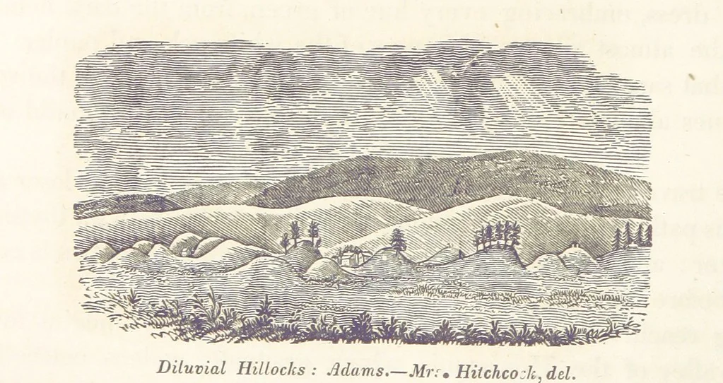 An illustration from Sketch of the scenery of Massachusetts. With plates. From the Geological Report of Prof. Hitchcock, 1842, leaf 46