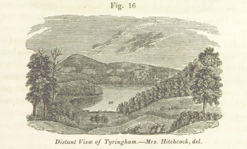An illustration from Sketch of the scenery of Massachusetts. With plates. From the Geological Report of Prof. Hitchcock, 1842, leaf 47