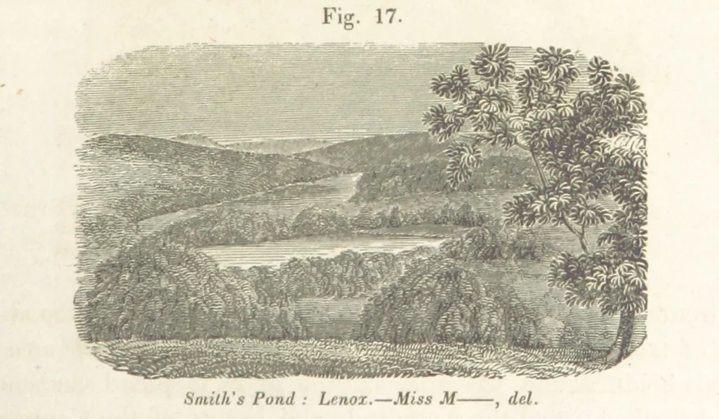 An illustration from Sketch of the scenery of Massachusetts. With plates. From the Geological Report of Prof. Hitchcock, 1842, leaf 47