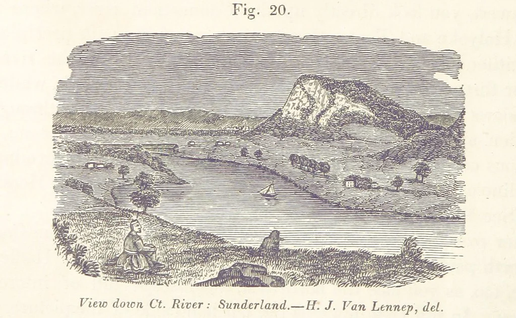 An illustration from Sketch of the scenery of Massachusetts. With plates. From the Geological Report of Prof. Hitchcock, 1842, leaf 52