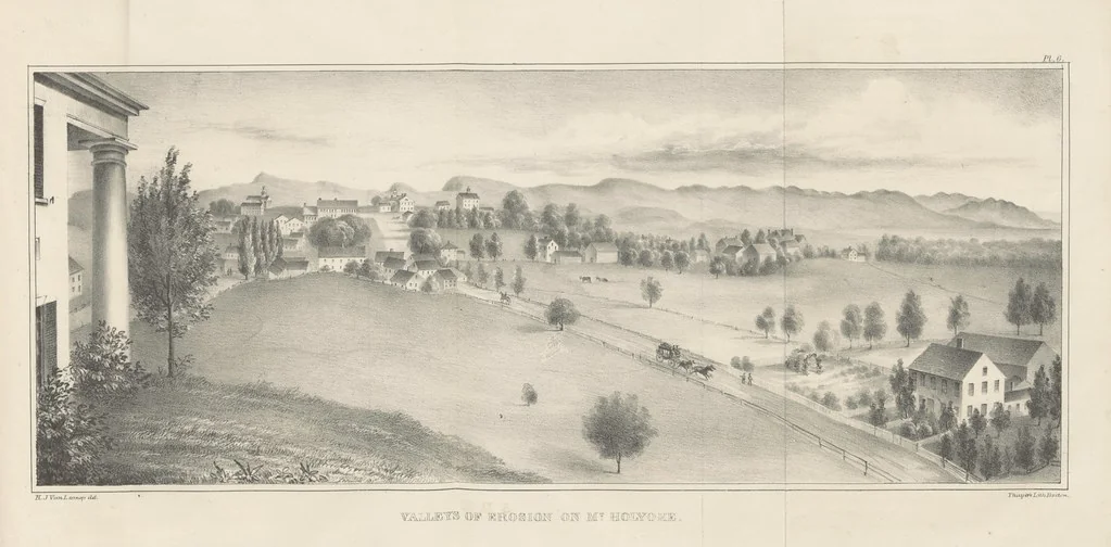 An illustration from Sketch of the scenery of Massachusetts. With plates. From the Geological Report of Prof. Hitchcock, 1842, leaf 57