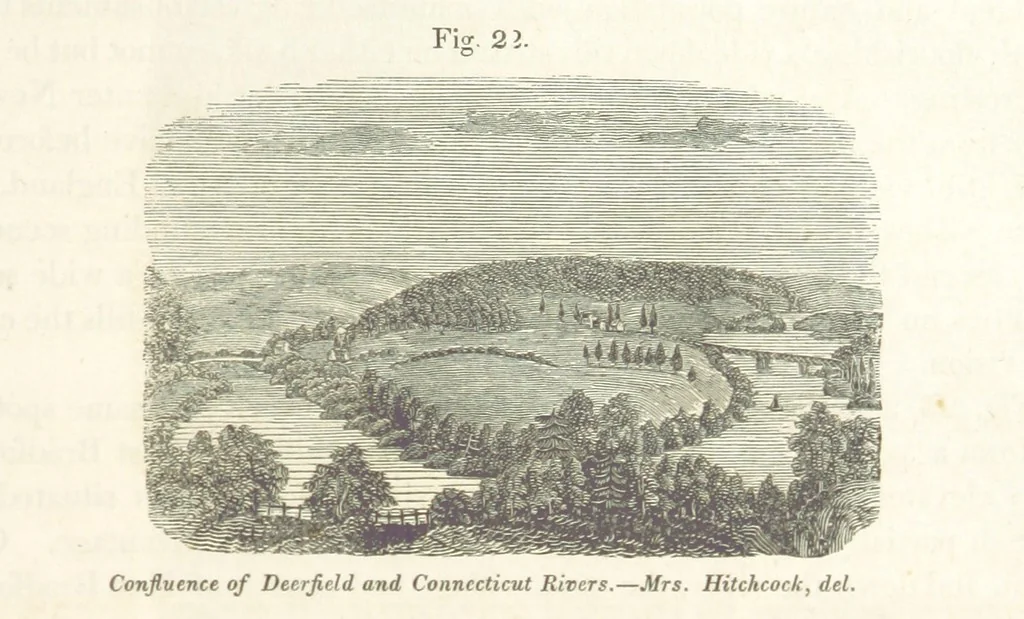 An illustration from Sketch of the scenery of Massachusetts. With plates. From the Geological Report of Prof. Hitchcock, 1842, leaf 61