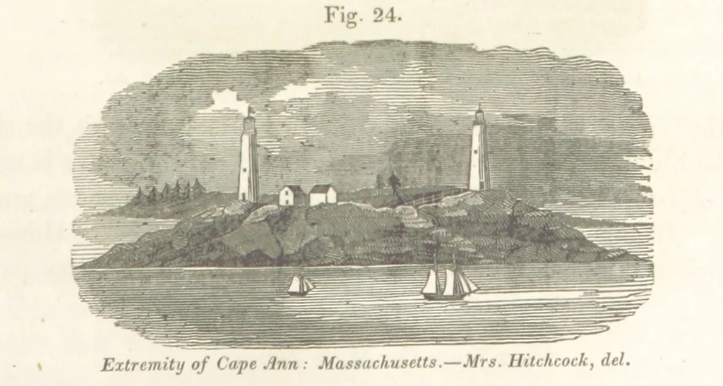 An illustration from Sketch of the scenery of Massachusetts. With plates. From the Geological Report of Prof. Hitchcock, 1842, leaf 65