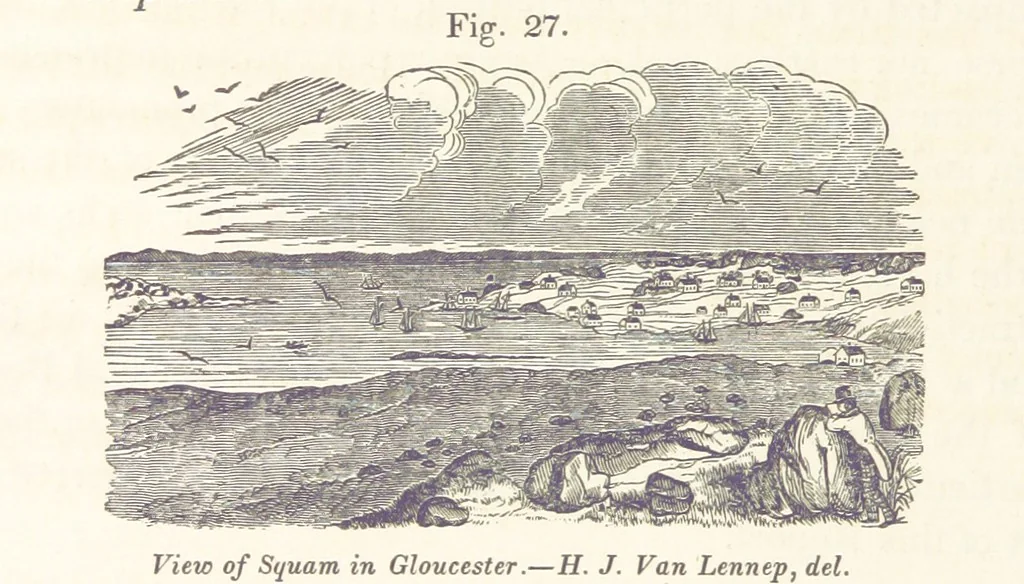 An illustration from Sketch of the scenery of Massachusetts. With plates. From the Geological Report of Prof. Hitchcock, 1842, leaf 72