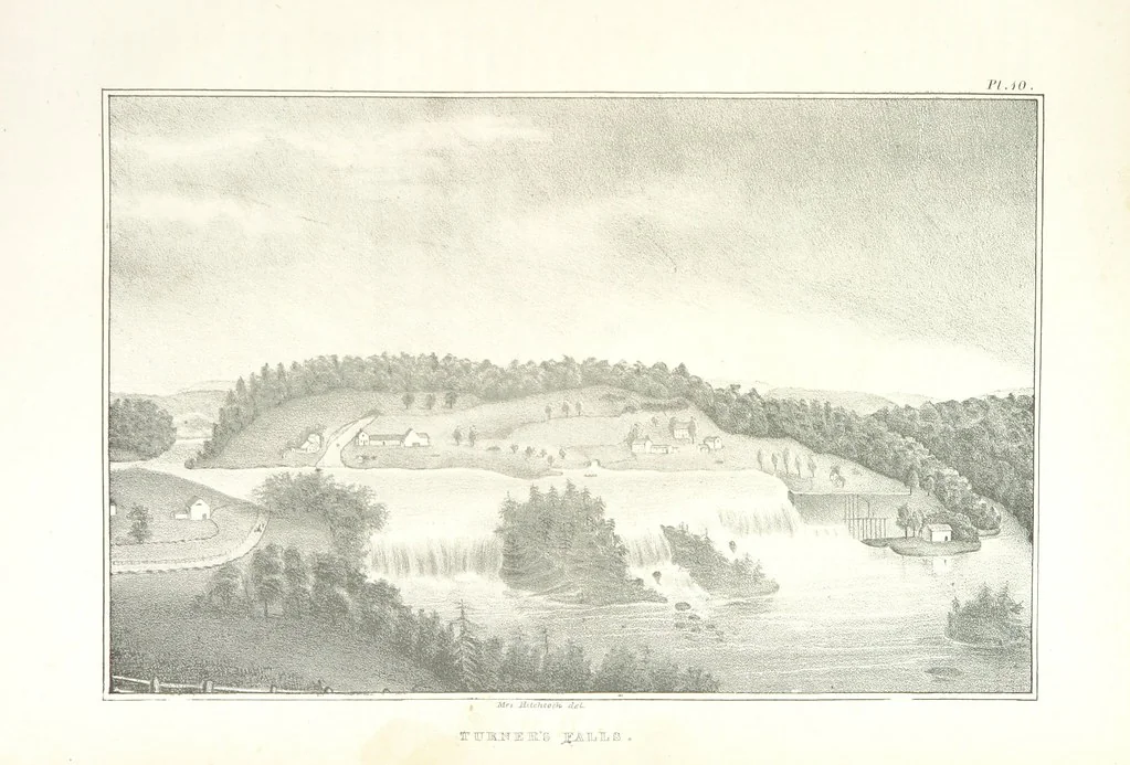 An illustration from Sketch of the scenery of Massachusetts. With plates. From the Geological Report of Prof. Hitchcock, 1842, leaf 77