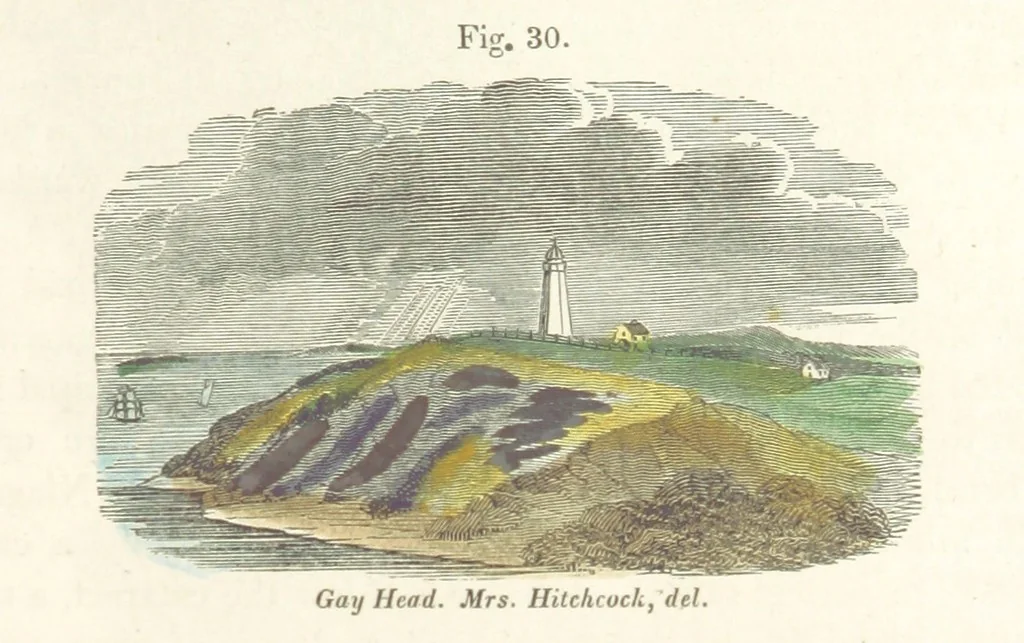 An illustration from Sketch of the scenery of Massachusetts. With plates. From the Geological Report of Prof. Hitchcock, 1842, leaf 79