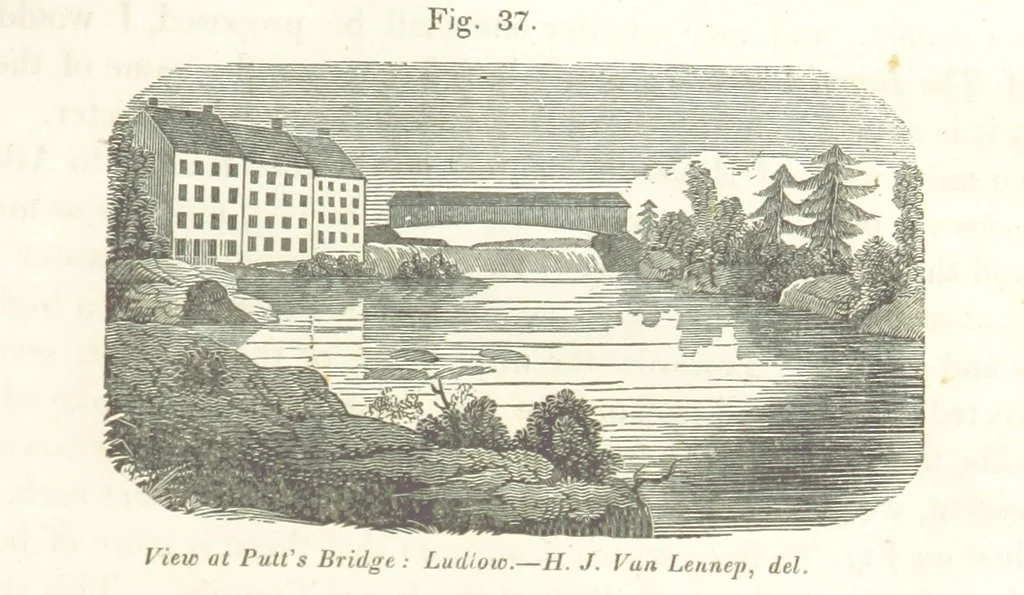 An illustration from Sketch of the scenery of Massachusetts. With plates. From the Geological Report of Prof. Hitchcock, 1842, leaf 93