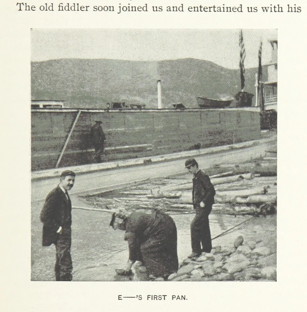 An illustration from Two Women in the Klondike. The story of a journey to the gold-fields of Alaska ... With 105 illustrations and map, 1899, leaf 121