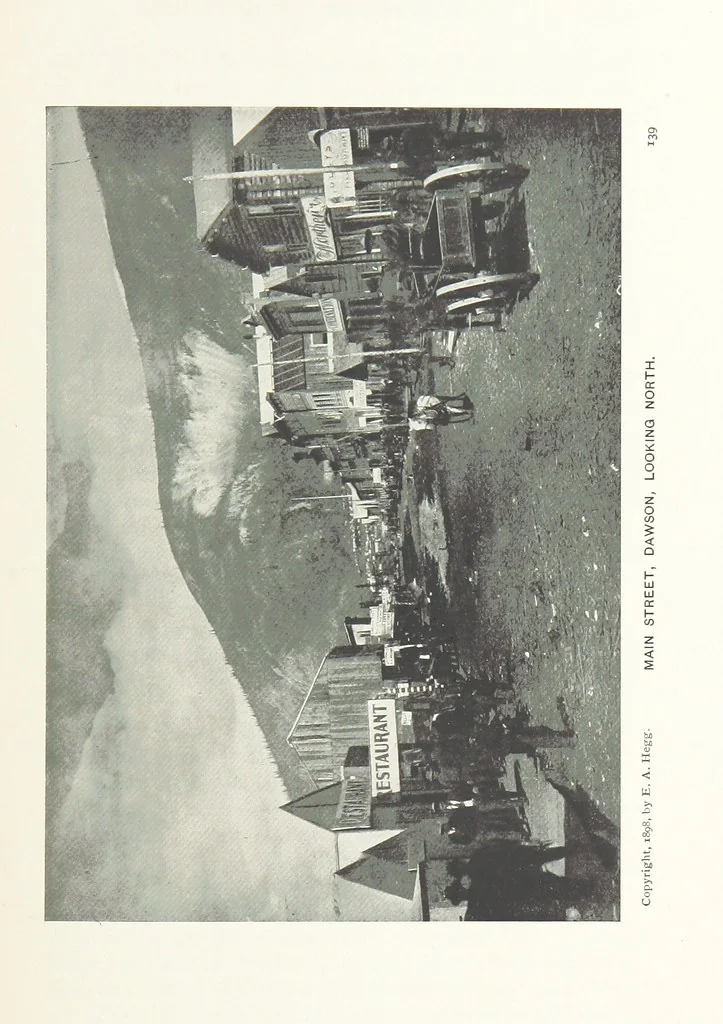 An illustration from Two Women in the Klondike. The story of a journey to the gold-fields of Alaska ... With 105 illustrations and map, 1899, leaf 163