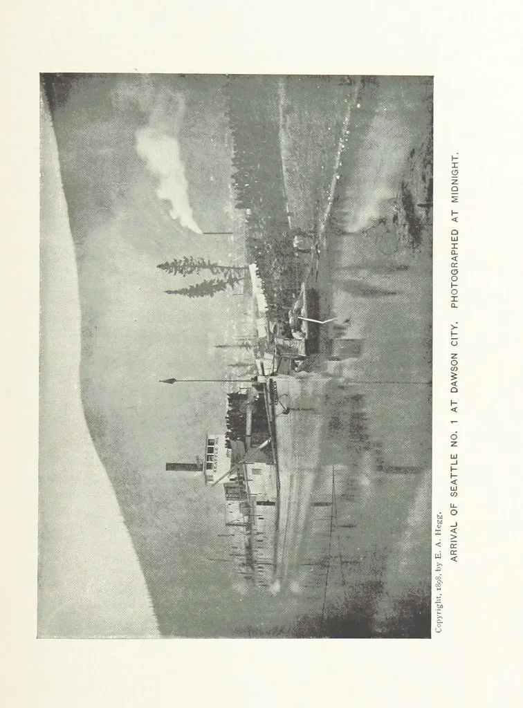 An illustration from Two Women in the Klondike. The story of a journey to the gold-fields of Alaska ... With 105 illustrations and map, 1899, leaf 173