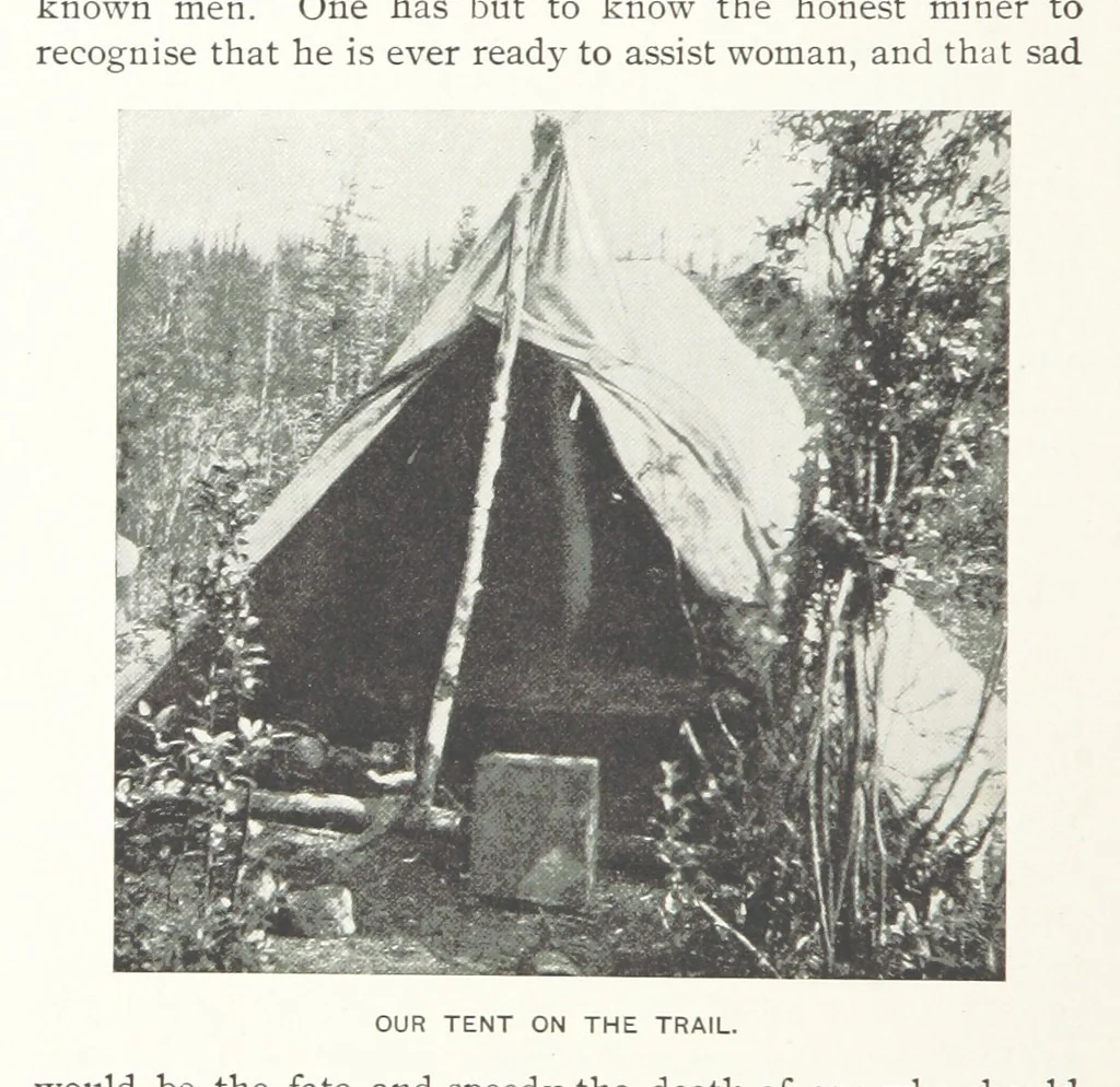 An illustration from Two Women in the Klondike. The story of a journey to the gold-fields of Alaska ... With 105 illustrations and map, 1899, leaf 196