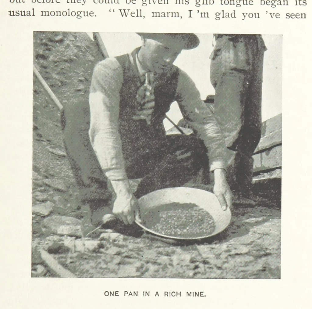 An illustration from Two Women in the Klondike. The story of a journey to the gold-fields of Alaska ... With 105 illustrations and map, 1899, leaf 201