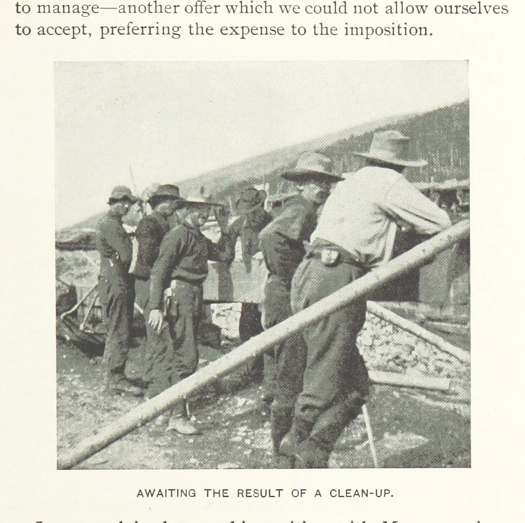 An illustration from Two Women in the Klondike. The story of a journey to the gold-fields of Alaska ... With 105 illustrations and map, 1899, leaf 203