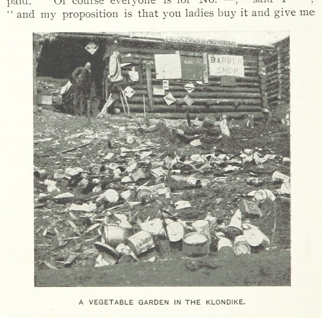 An illustration from Two Women in the Klondike. The story of a journey to the gold-fields of Alaska ... With 105 illustrations and map, 1899, leaf 224