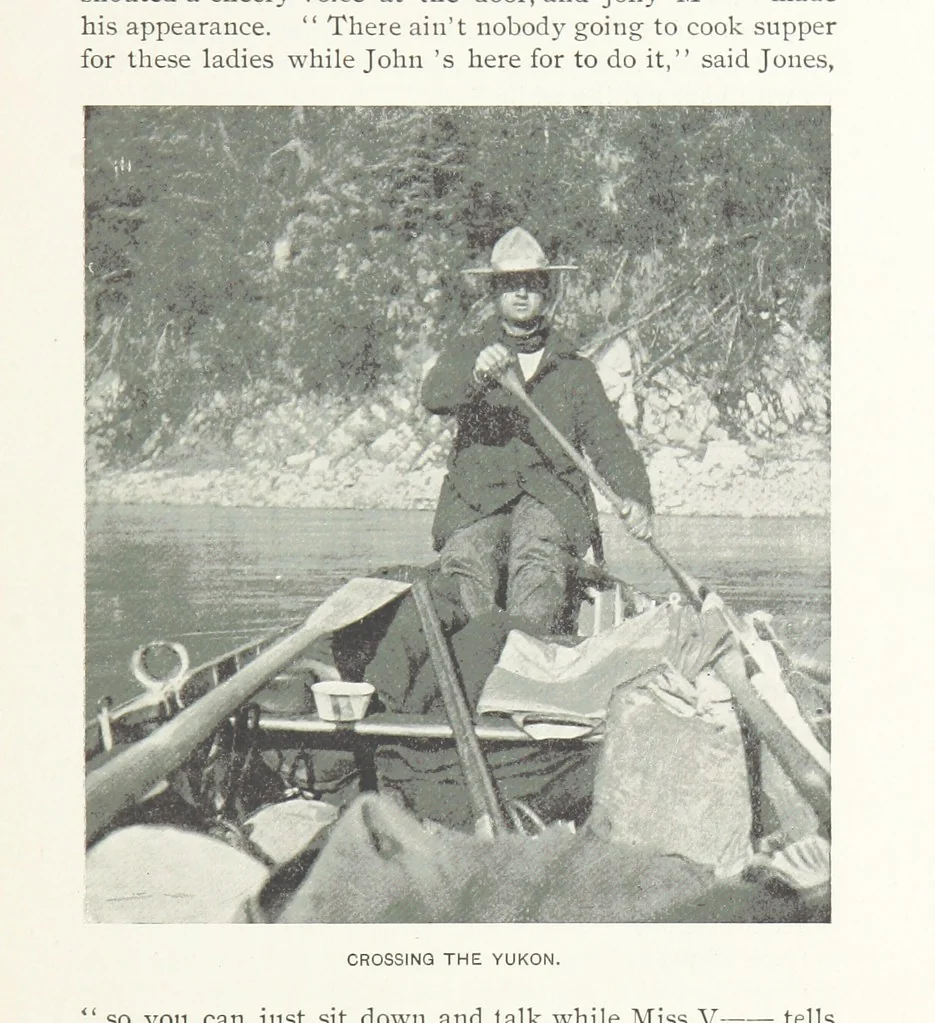 An illustration from Two Women in the Klondike. The story of a journey to the gold-fields of Alaska ... With 105 illustrations and map, 1899, leaf 275