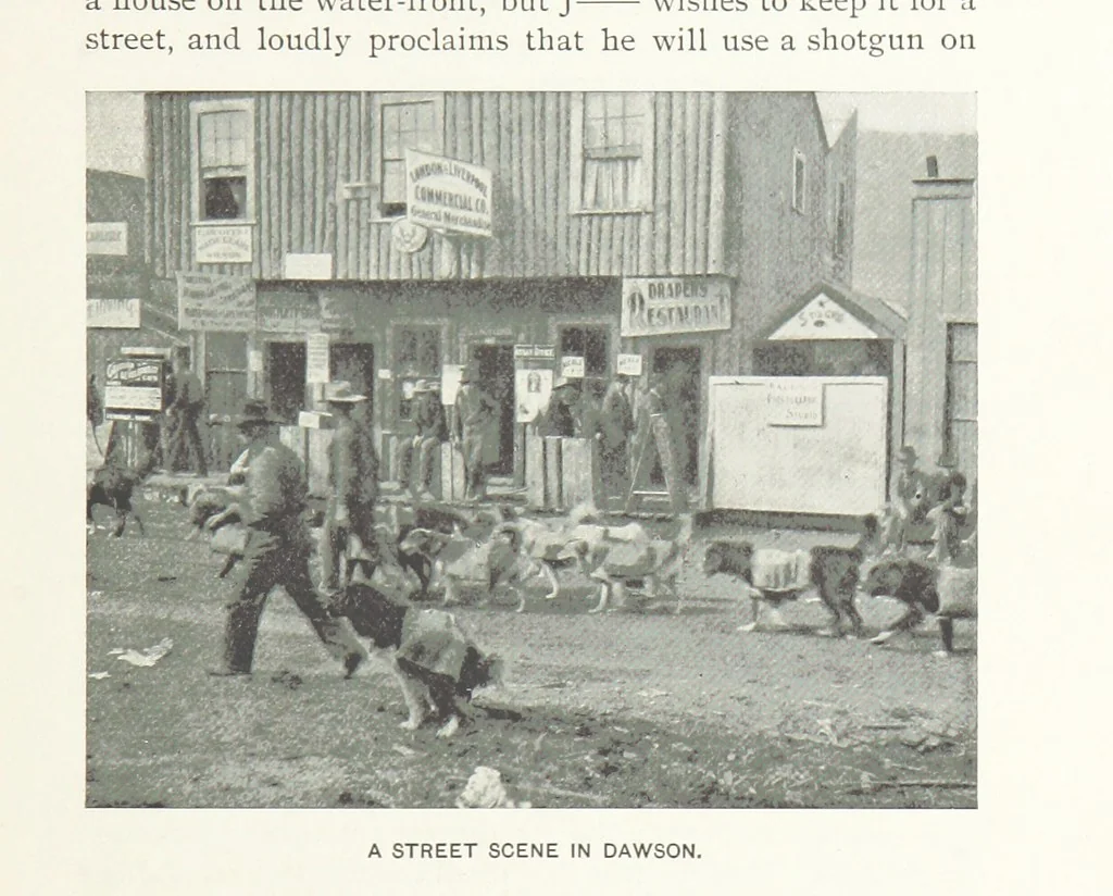 An illustration from Two Women in the Klondike. The story of a journey to the gold-fields of Alaska ... With 105 illustrations and map, 1899, leaf 289