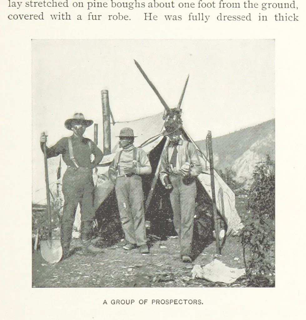 An illustration from Two Women in the Klondike. The story of a journey to the gold-fields of Alaska ... With 105 illustrations and map, 1899, leaf 293