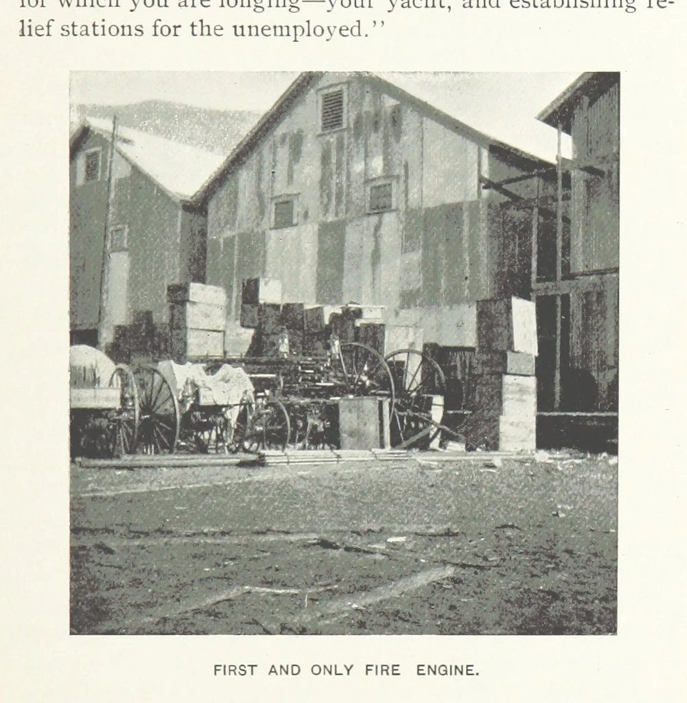 An illustration from Two Women in the Klondike. The story of a journey to the gold-fields of Alaska ... With 105 illustrations and map, 1899, leaf 313
