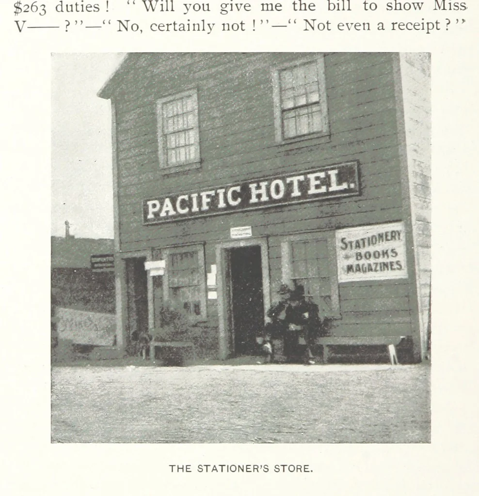 An illustration from Two Women in the Klondike. The story of a journey to the gold-fields of Alaska ... With 105 illustrations and map, 1899, leaf 330