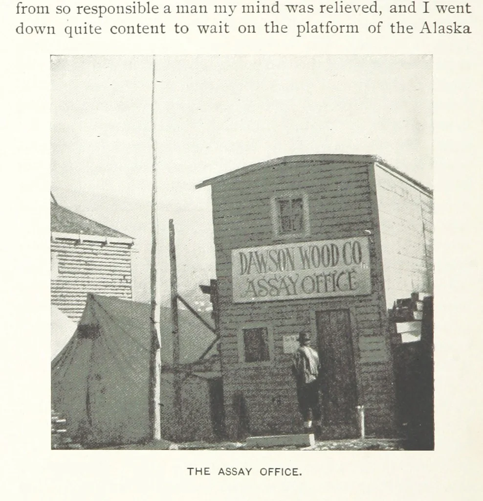 An illustration from Two Women in the Klondike. The story of a journey to the gold-fields of Alaska ... With 105 illustrations and map, 1899, leaf 362