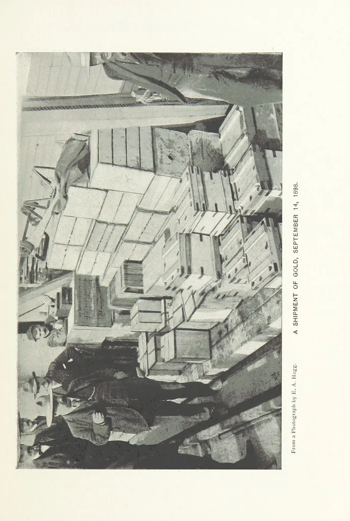 An illustration from Two Women in the Klondike. The story of a journey to the gold-fields of Alaska ... With 105 illustrations and map, 1899, leaf 377