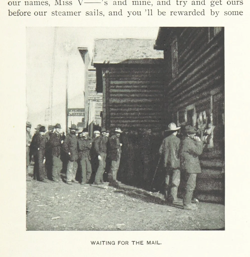 An illustration from Two Women in the Klondike. The story of a journey to the gold-fields of Alaska ... With 105 illustrations and map, 1899, leaf 387