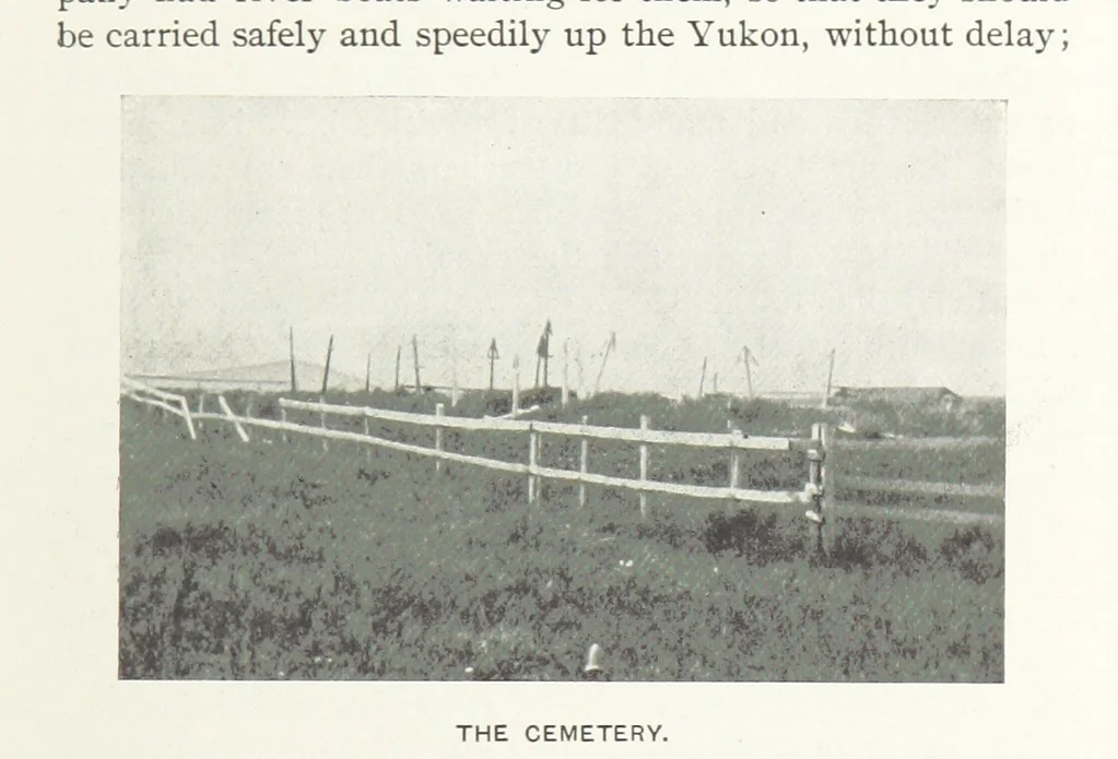 An illustration from Two Women in the Klondike. The story of a journey to the gold-fields of Alaska ... With 105 illustrations and map, 1899, leaf 41