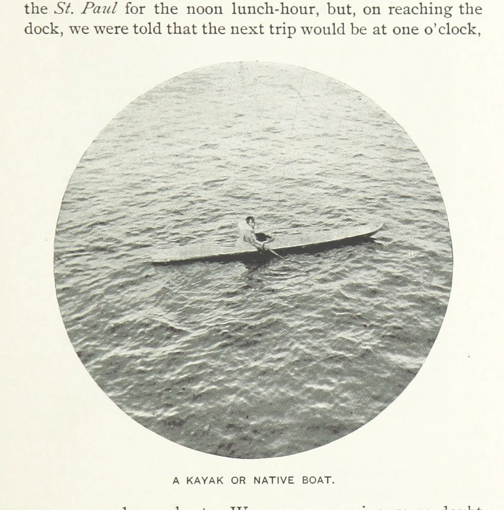 An illustration from Two Women in the Klondike. The story of a journey to the gold-fields of Alaska ... With 105 illustrations and map, 1899, leaf 43