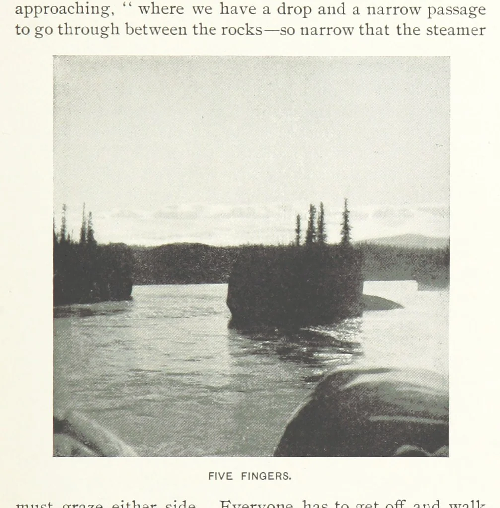 An illustration from Two Women in the Klondike. The story of a journey to the gold-fields of Alaska ... With 105 illustrations and map, 1899, leaf 445