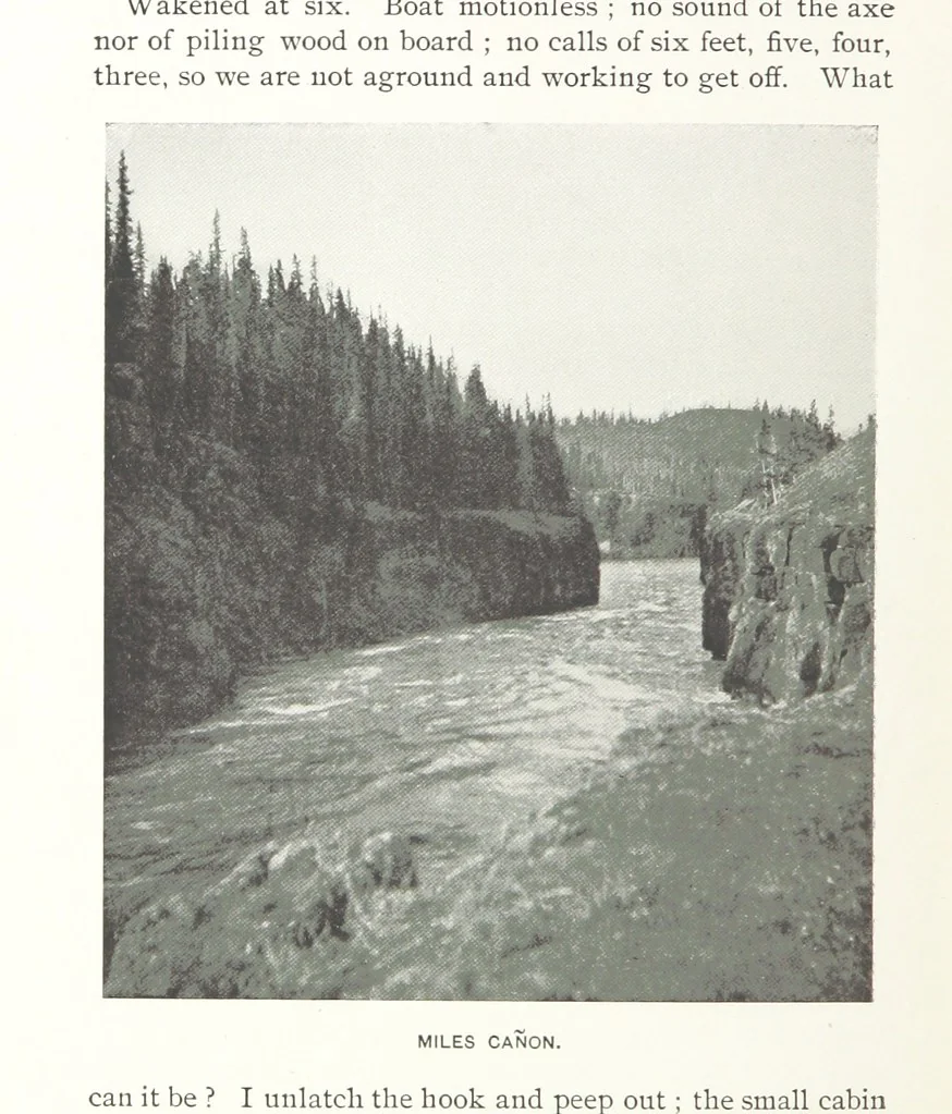 An illustration from Two Women in the Klondike. The story of a journey to the gold-fields of Alaska ... With 105 illustrations and map, 1899, leaf 448