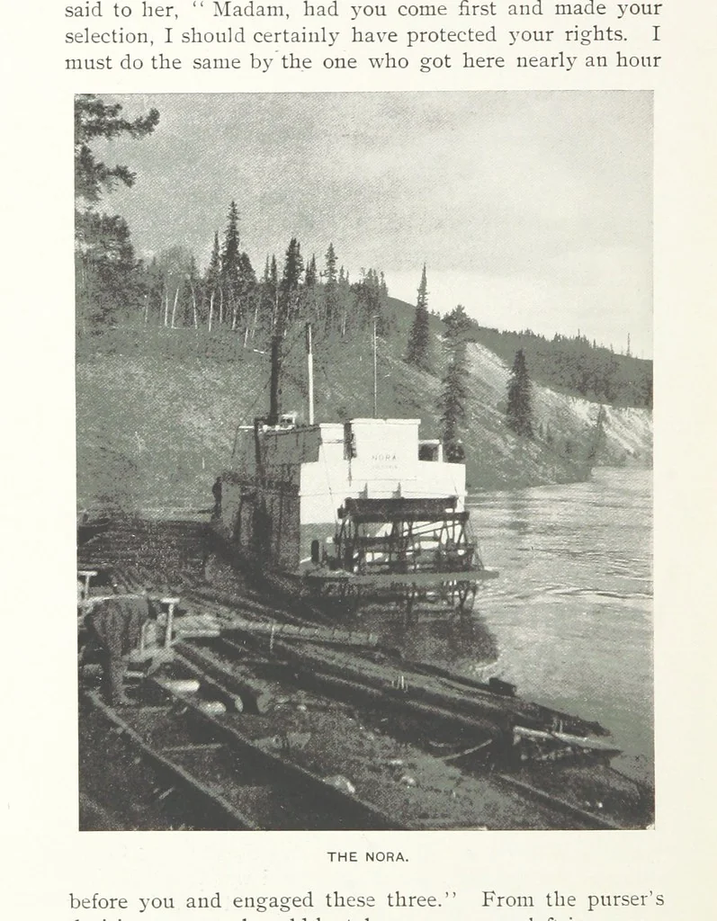 An illustration from Two Women in the Klondike. The story of a journey to the gold-fields of Alaska ... With 105 illustrations and map, 1899, leaf 460