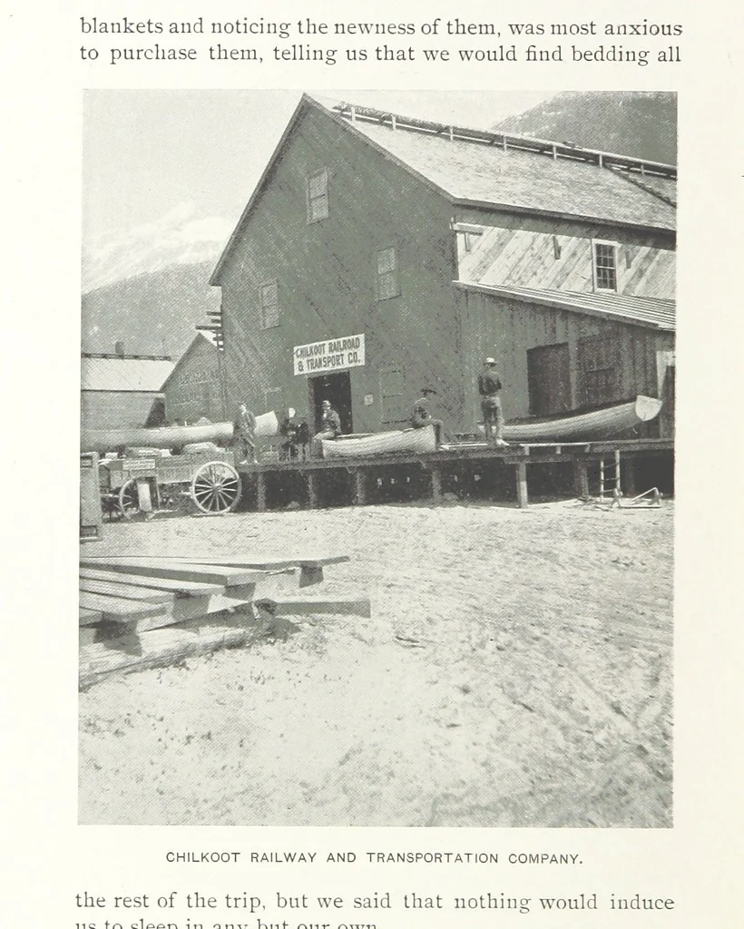 An illustration from Two Women in the Klondike. The story of a journey to the gold-fields of Alaska ... With 105 illustrations and map, 1899, leaf 464
